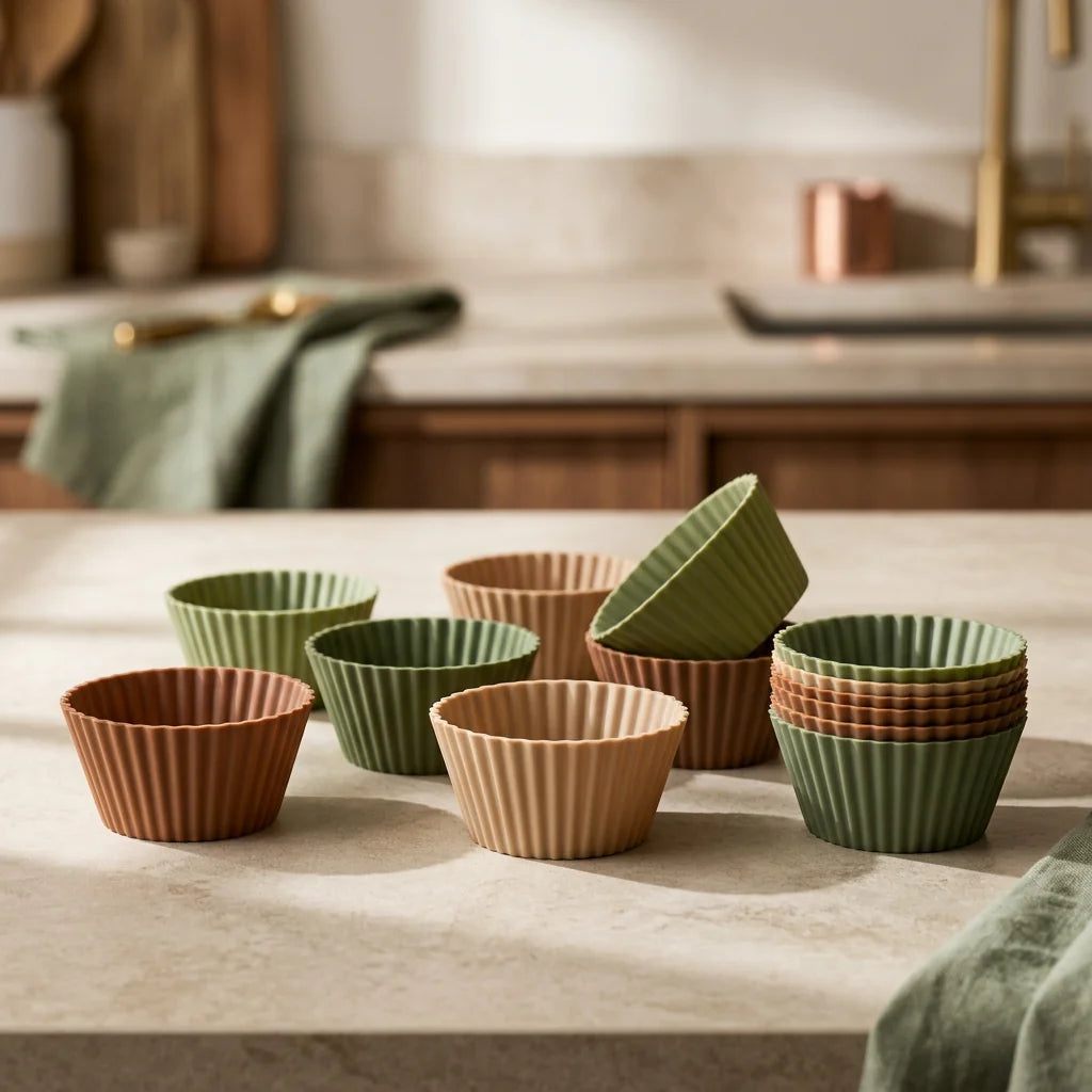 PetalNest Silicone Baking Cup Set
