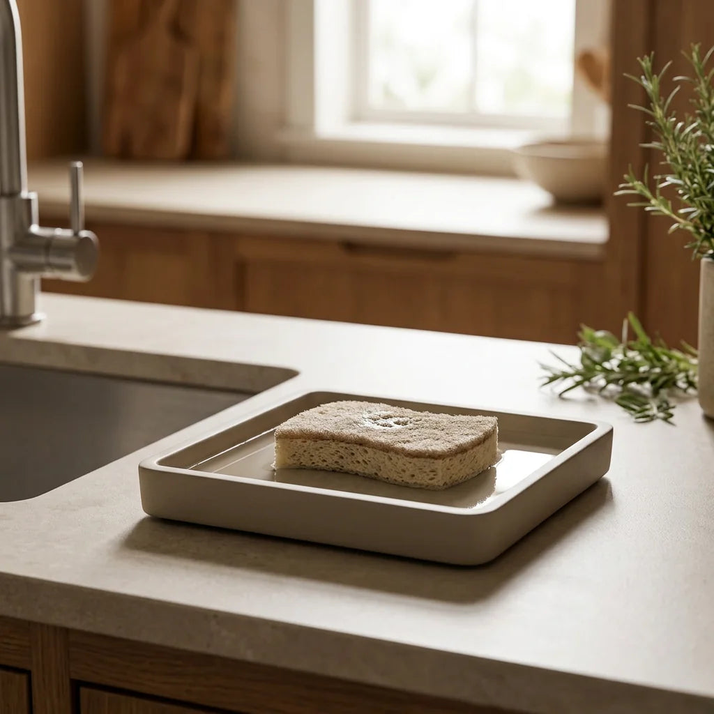 MossHarbor Sink-Side Sponge Tray