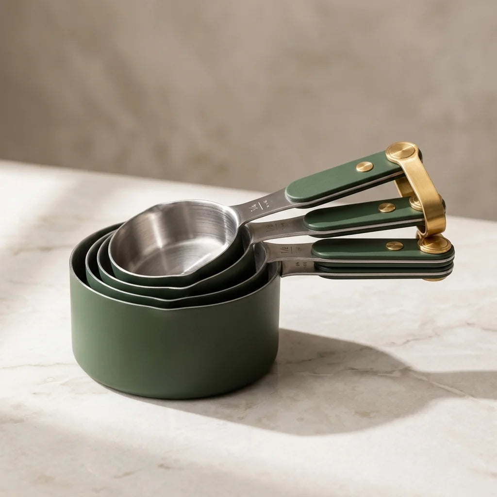 CloverMeasure Nesting Measuring Cup Set