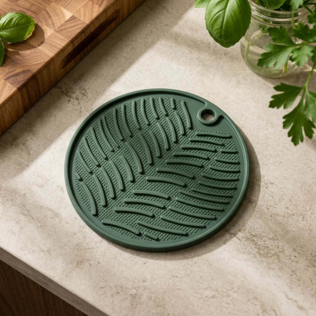 GripFern Silicone Jar-Grip Pad